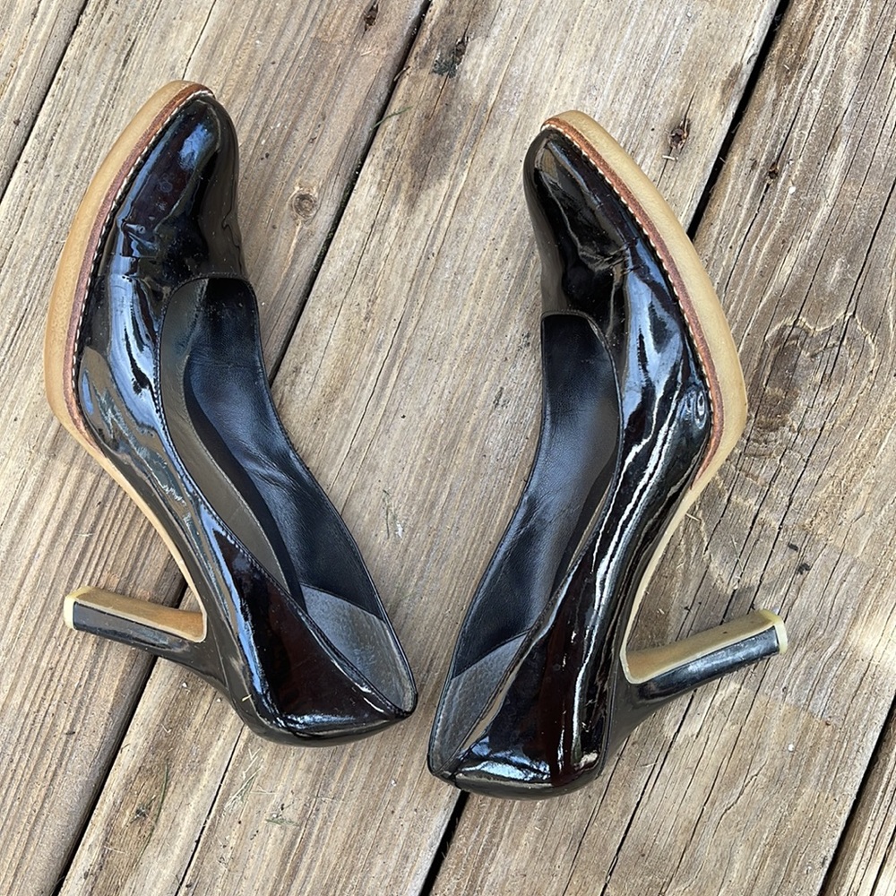 S5A black womens heels